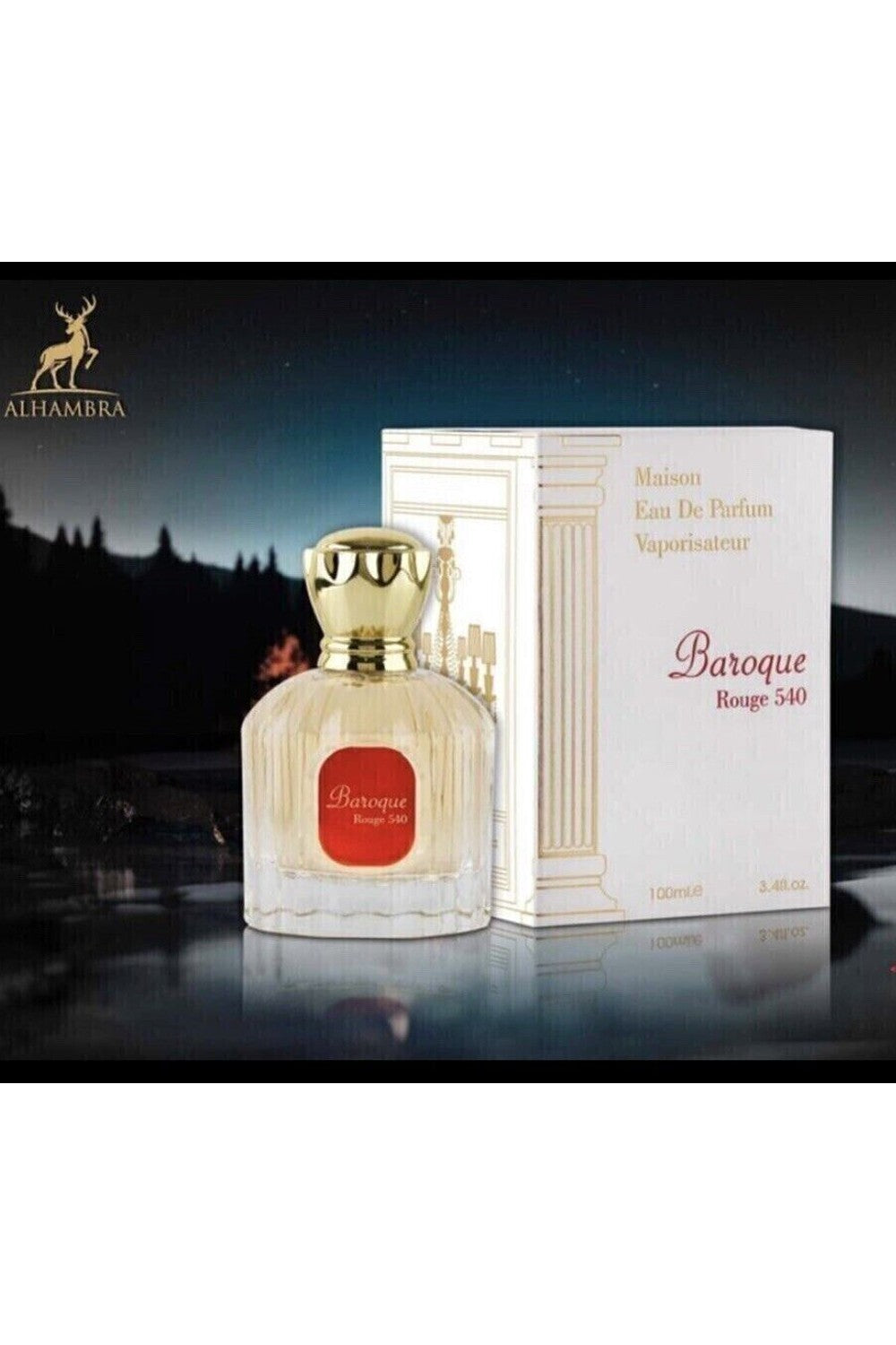 Eau de Parfum Barakkat rouge 540 ALHAMBRA 100mL - Maison Alhambra Perfumes Dubaï