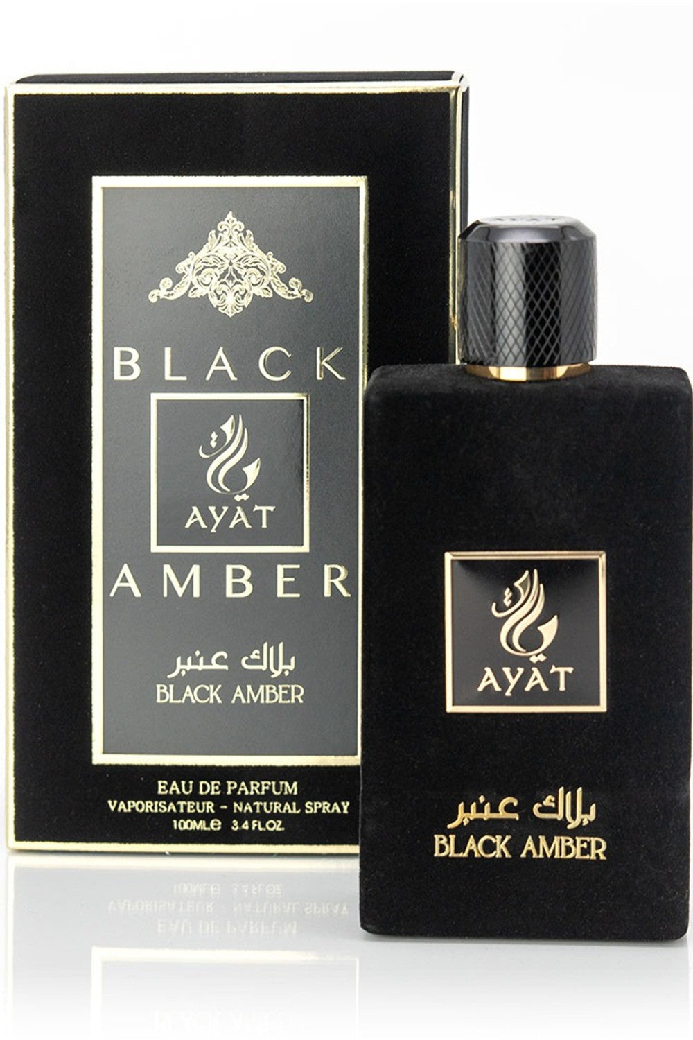 Eau de Parfum BLACK AMBER 100mL - AYAT Perfumes Dubaï