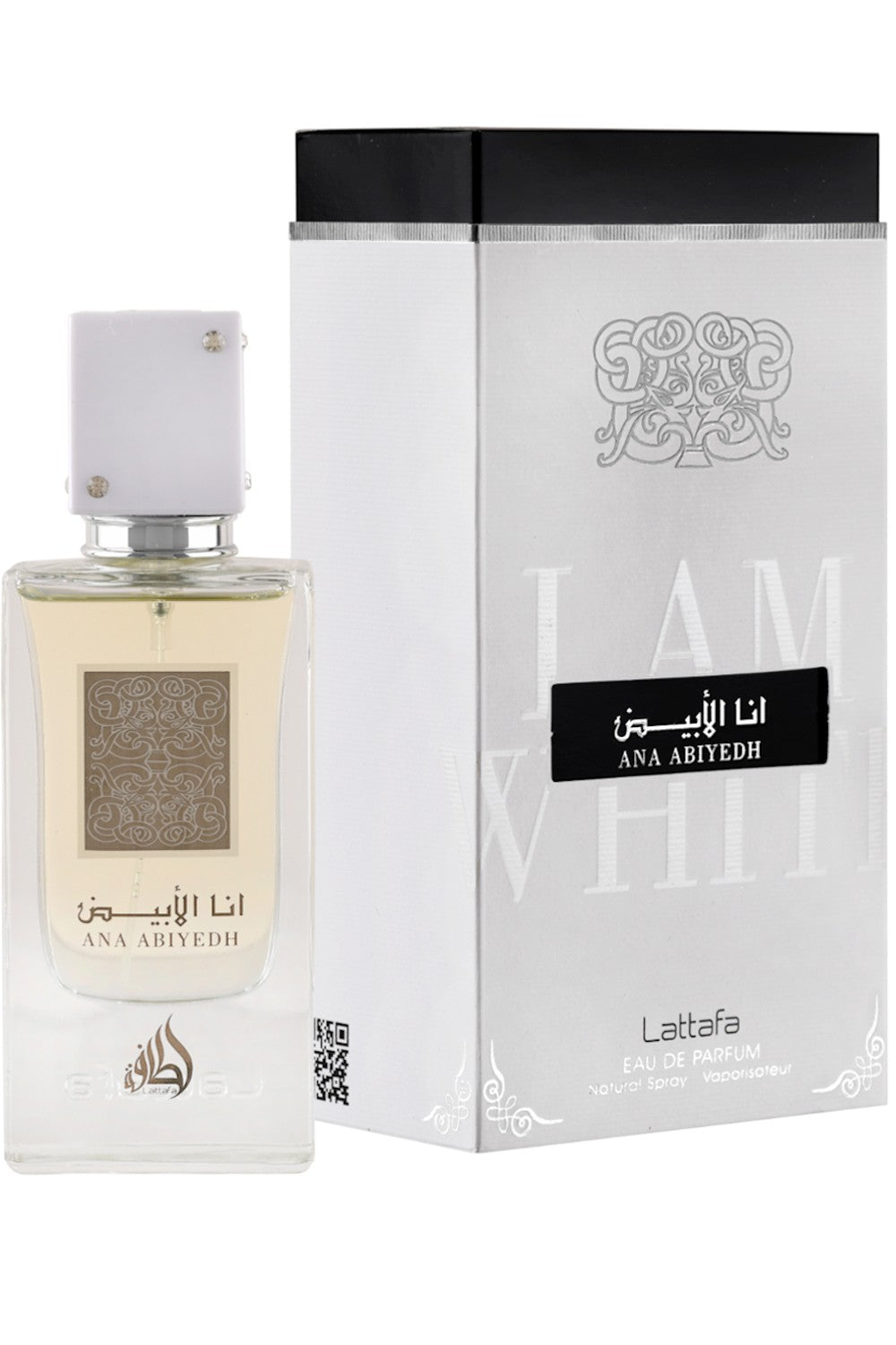 Eau de Parfum Ana Abiyedh Blanc Lattafa 60mL - Lattafa Perfumes Dubaï