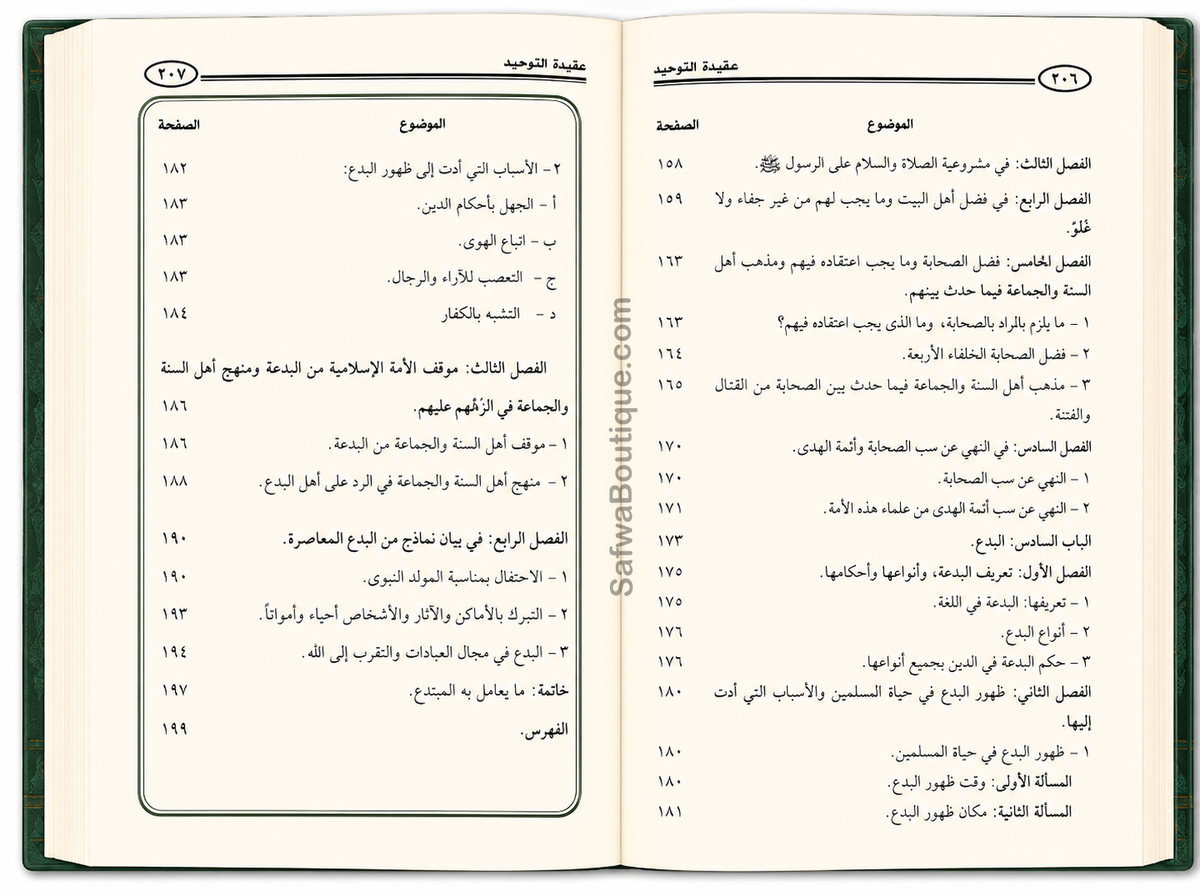 La croyance du Tawḥīd et l'explication de ce qui la contredit ou la diminue Par le Cheikh Ṣāliḥ al-Fawzān