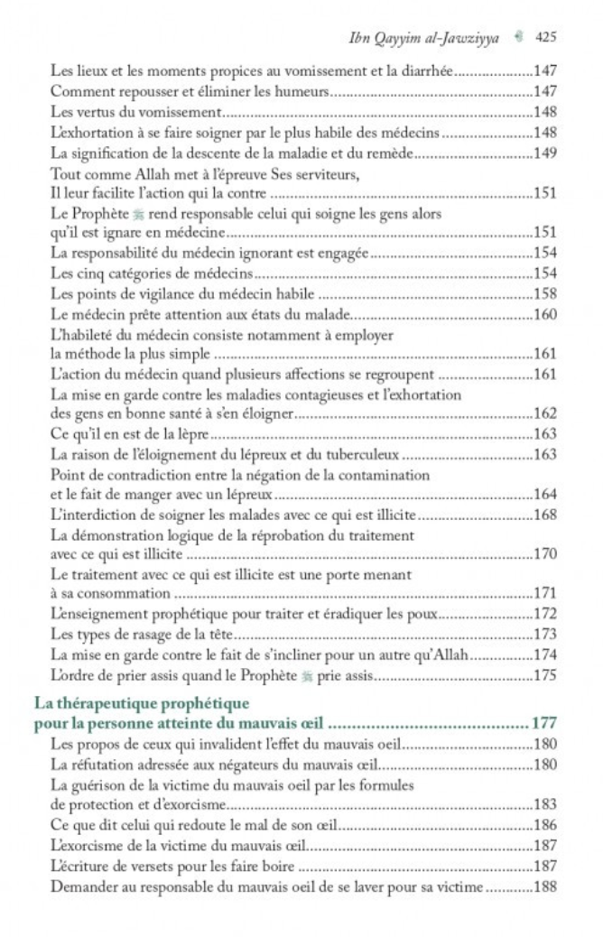 La Médecine Prophétique, D'Ibn Qayyim Al-Jawziyya - Edition Al-Hadith