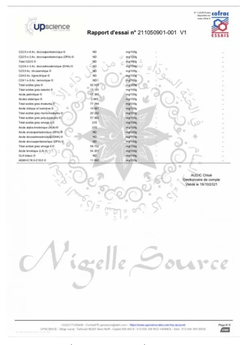 Huile de Nigelle Habachiya d'Ethiopie 100ml Usage Alimentaire - Nigelle Source