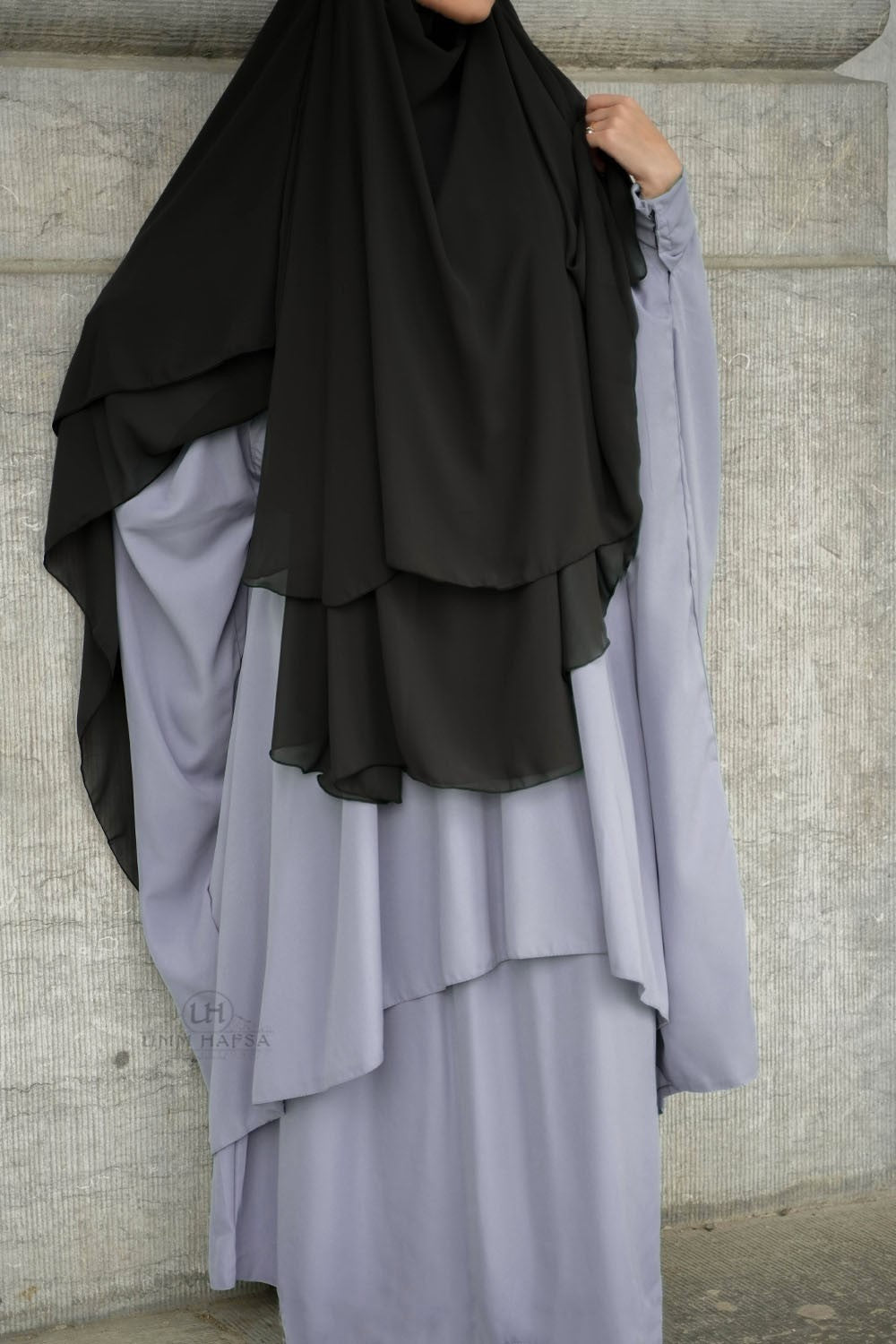Abaya 2 pièces à clips Umm Hafsa