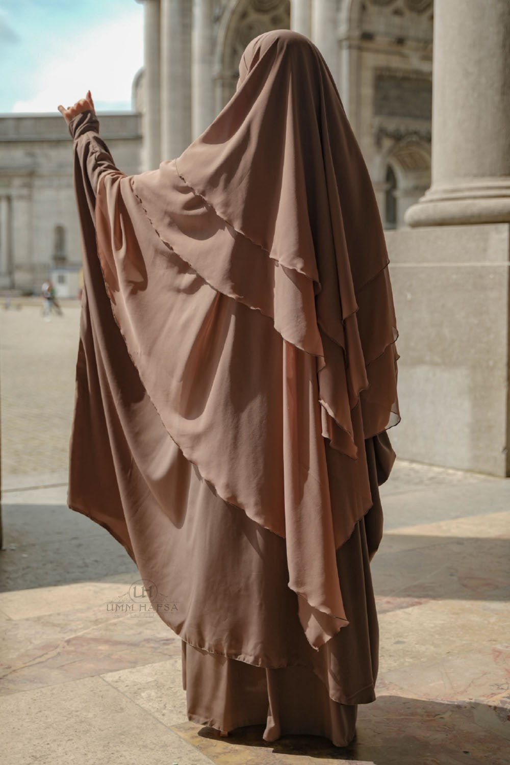 Abaya 2 pièces à clips Umm Hafsa