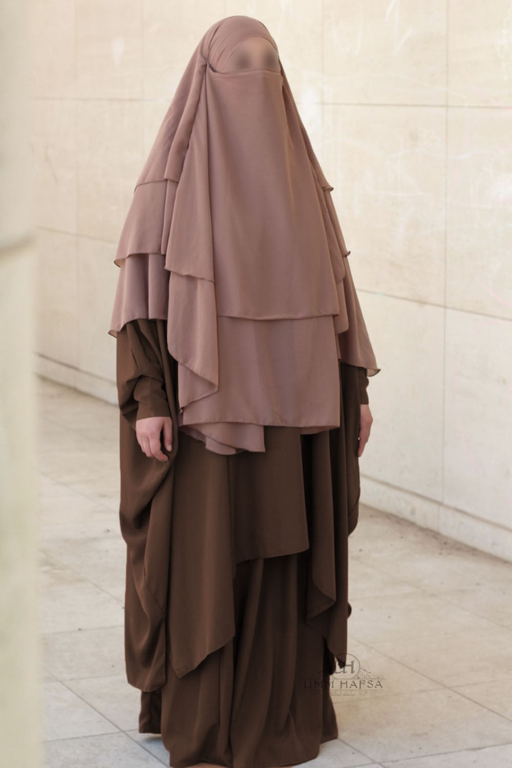 Abaya 2 pièces à clips Umm Hafsa
