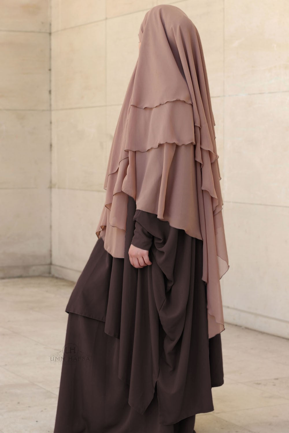 Abaya 2 pièces à clips Umm Hafsa