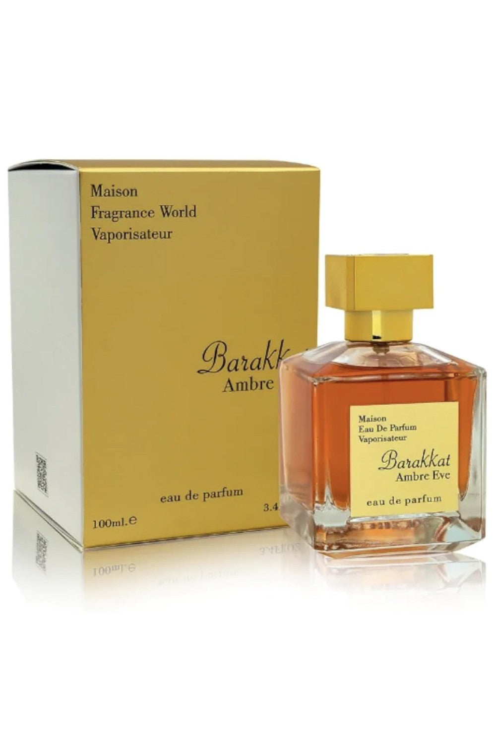 Eau de Parfum Barakkat ambre eve 100mL - Fragrance world Dubaï