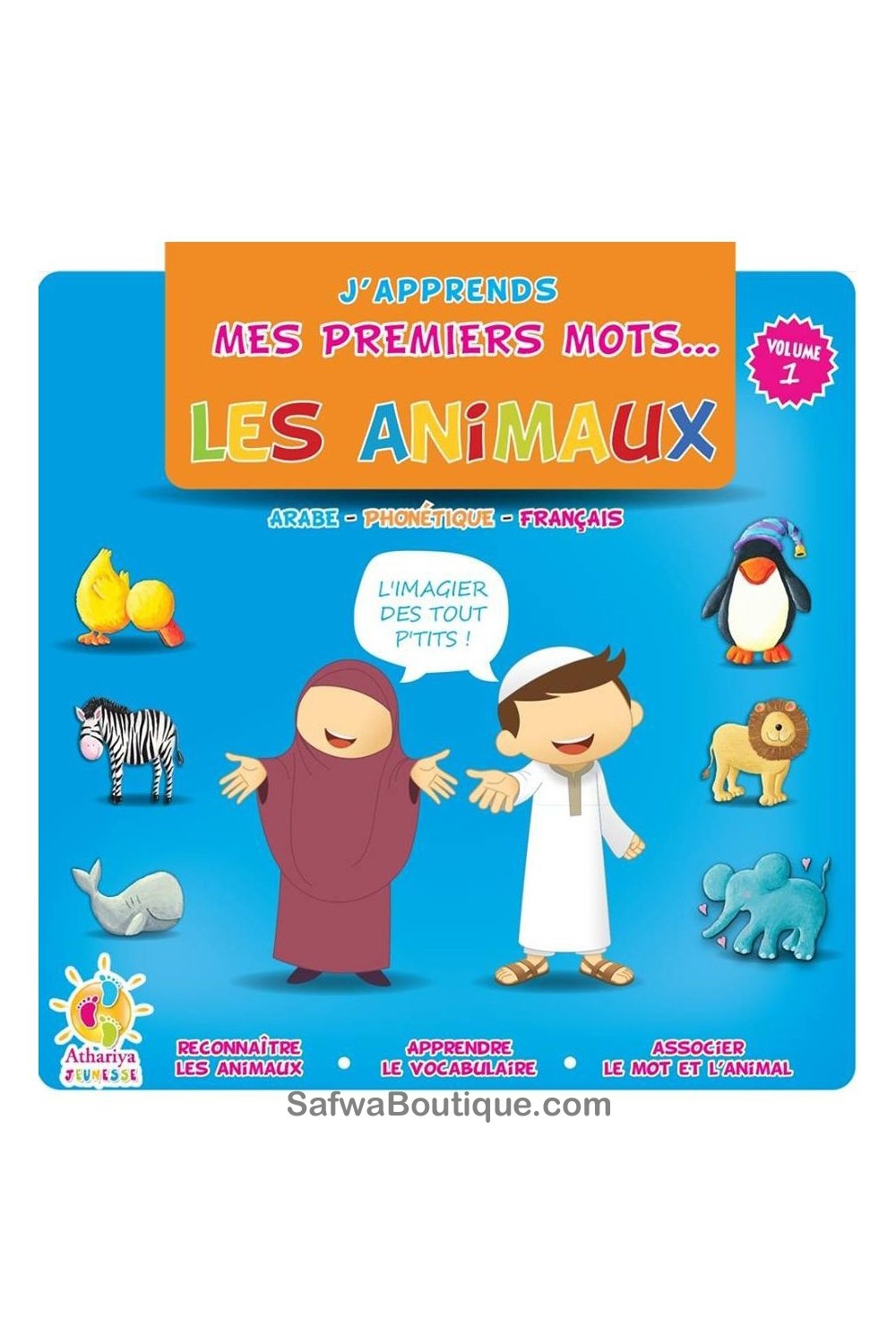 J'apprends mes premiers mots LES ANIMAUX - Dar Athariya Kids
