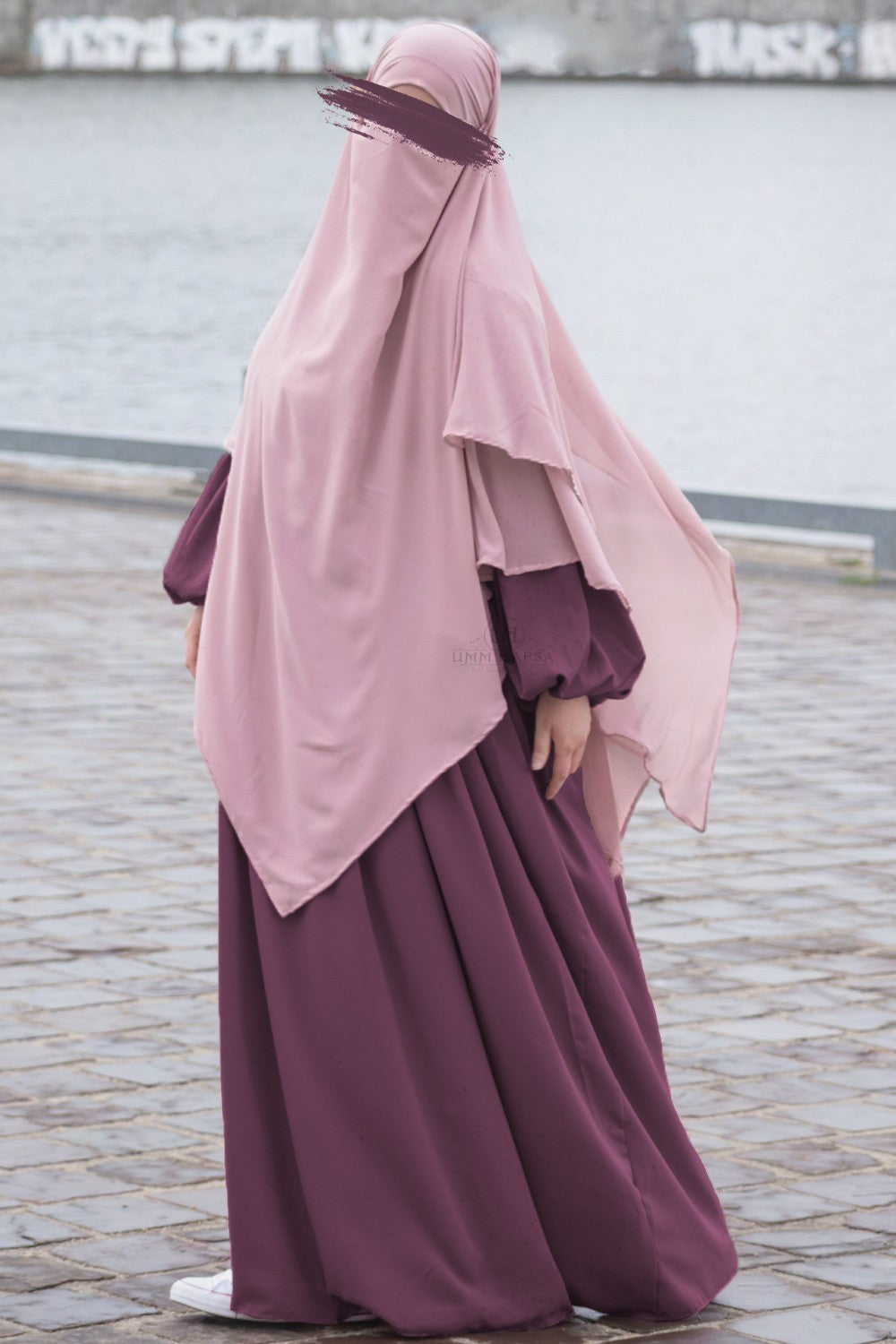 Abaya manche ballon Umm Hafsa