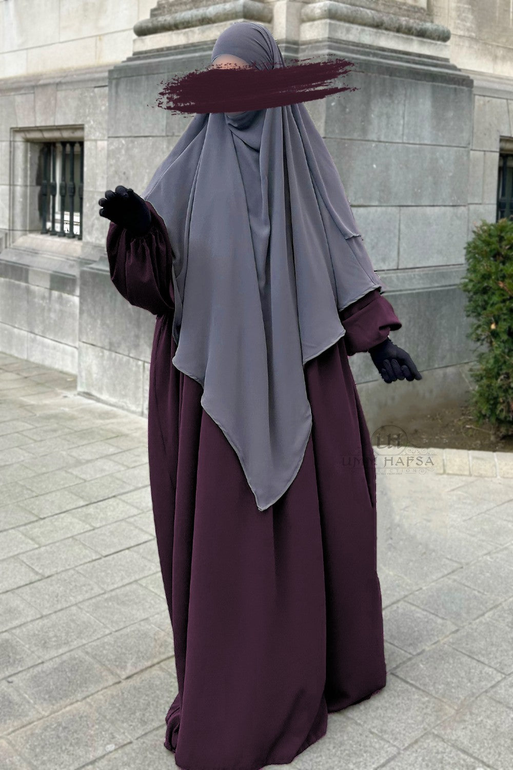 Abaya manche ballon Umm Hafsa