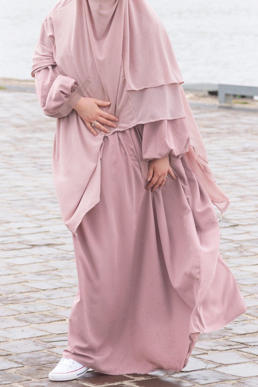 Abaya manche ballon Umm Hafsa