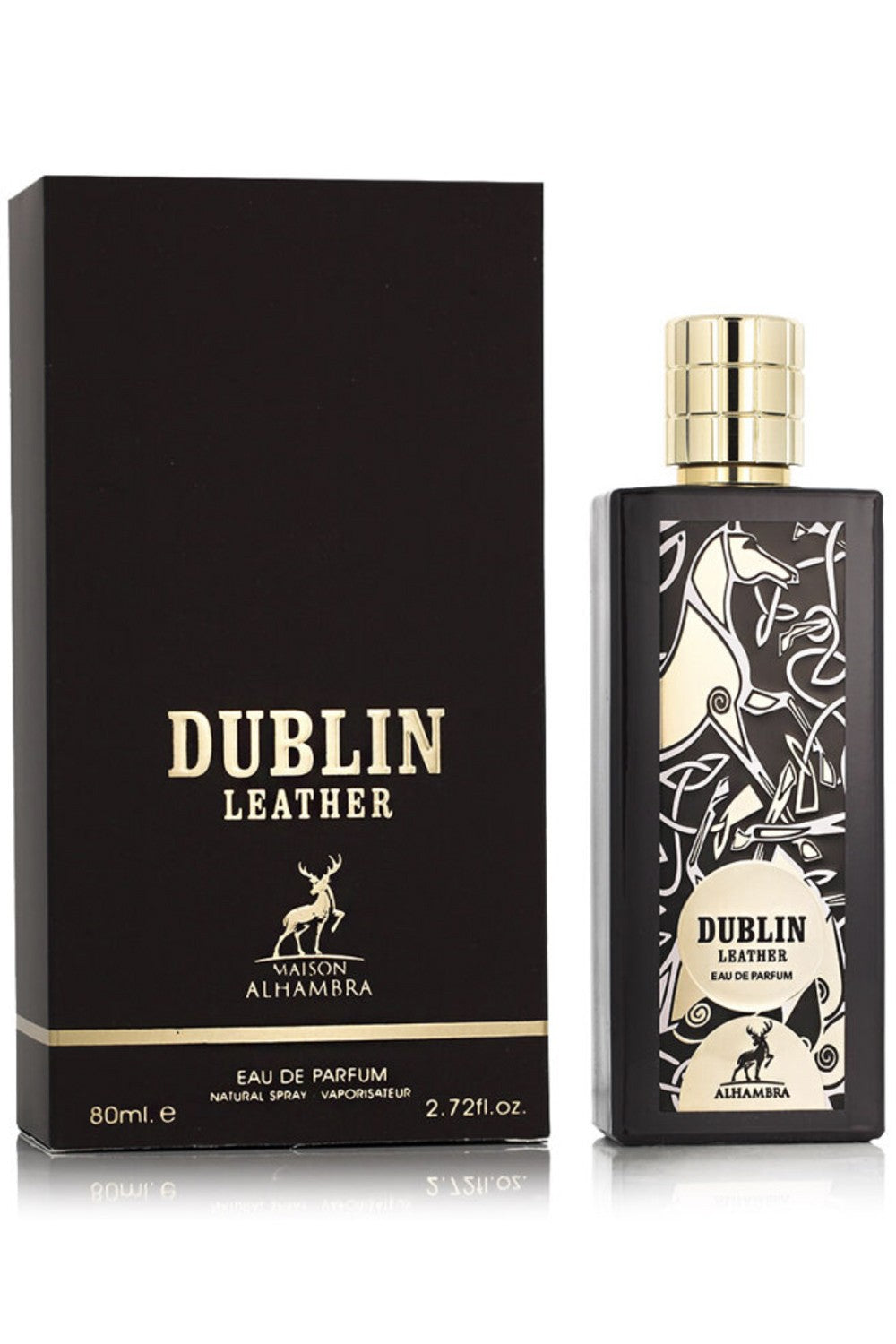 Eau de Parfum Dublin Leather 80mL - Maison Alhambra Perfumes Dubaï