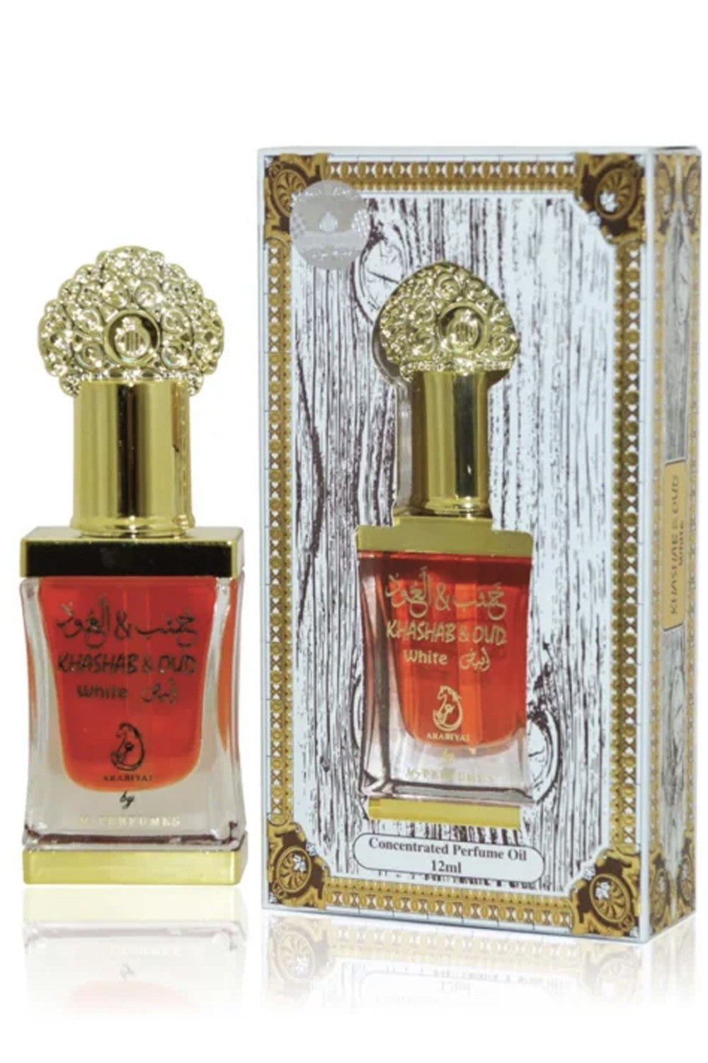 Huile de parfum concentrée Khashab&Oud White 12ml - My Perfumes Dubaï