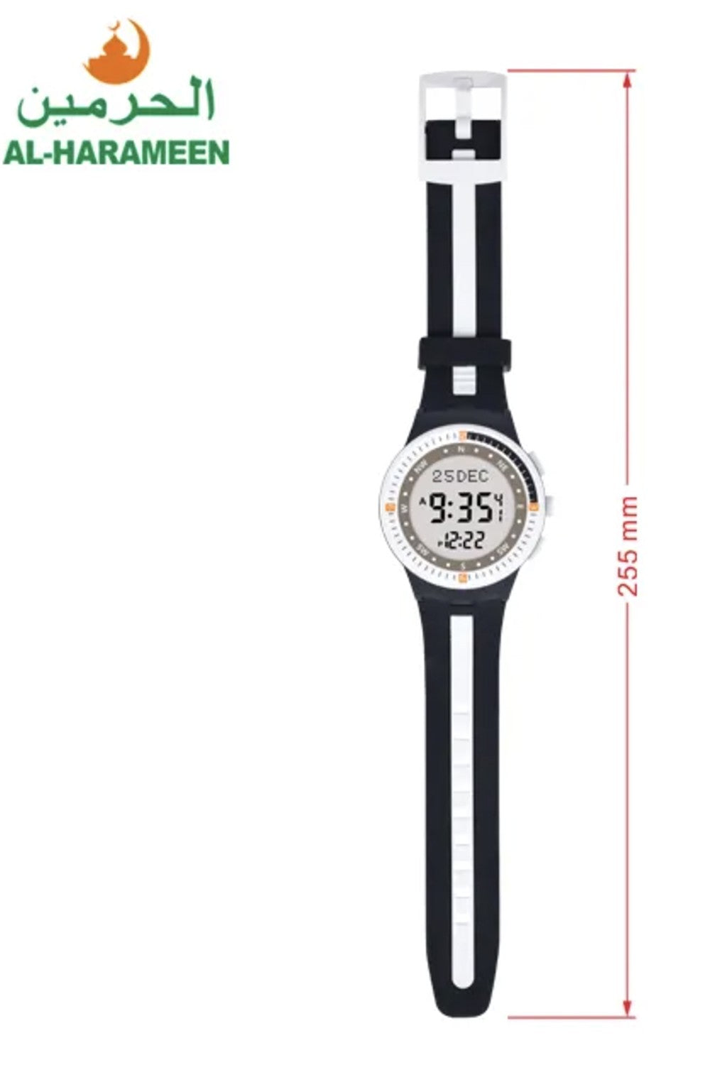 Montre de sport islamique AL-HARAMEEN HA-6505 Montre horaires Adhan étanche, Montre azan numérique