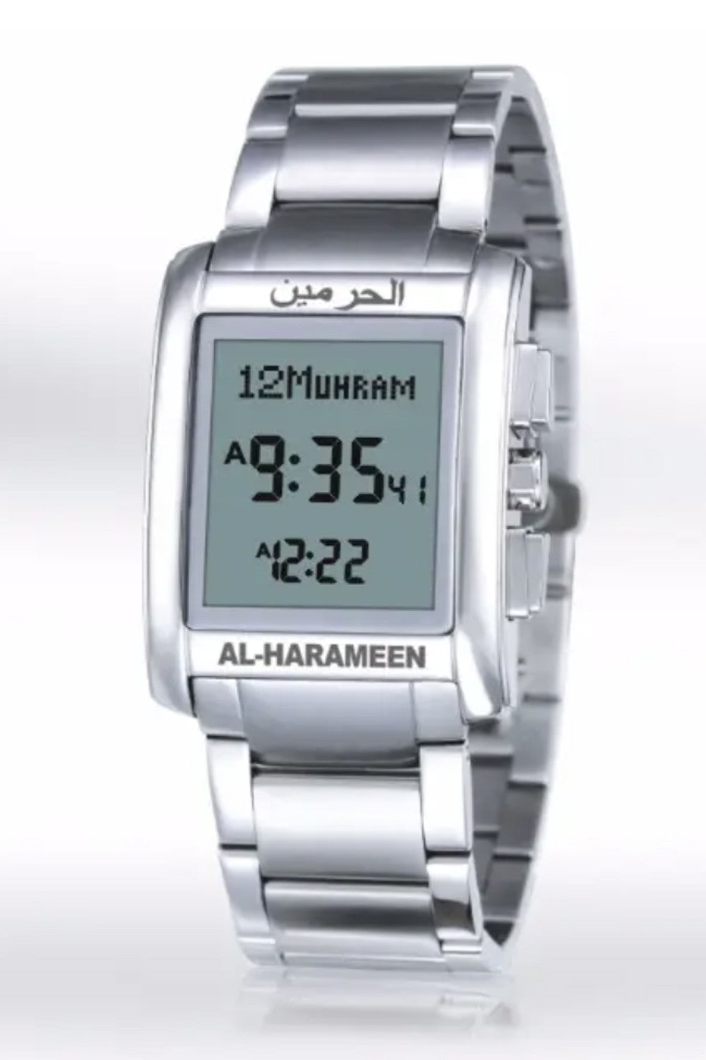 Montre de luxe originale AL-HARAMEEN HA-6208 Montre horaires Azan 50m étanche, Montre azan numérique