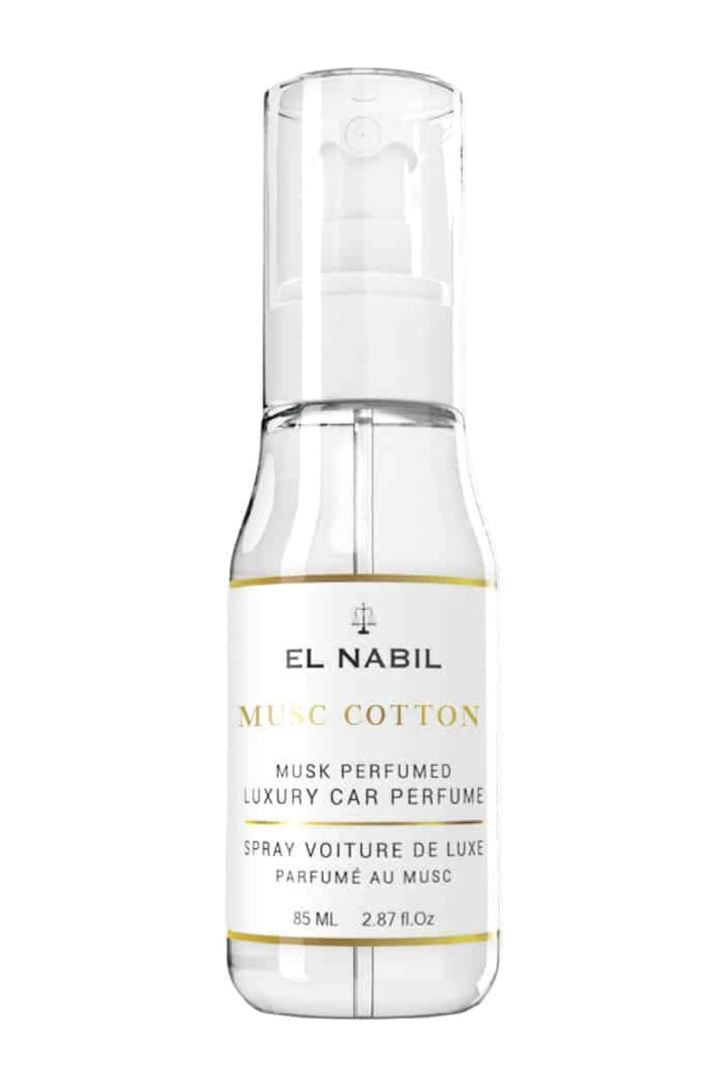 Spray voiture de luxe Musc Cotton 85ml - El Nabil