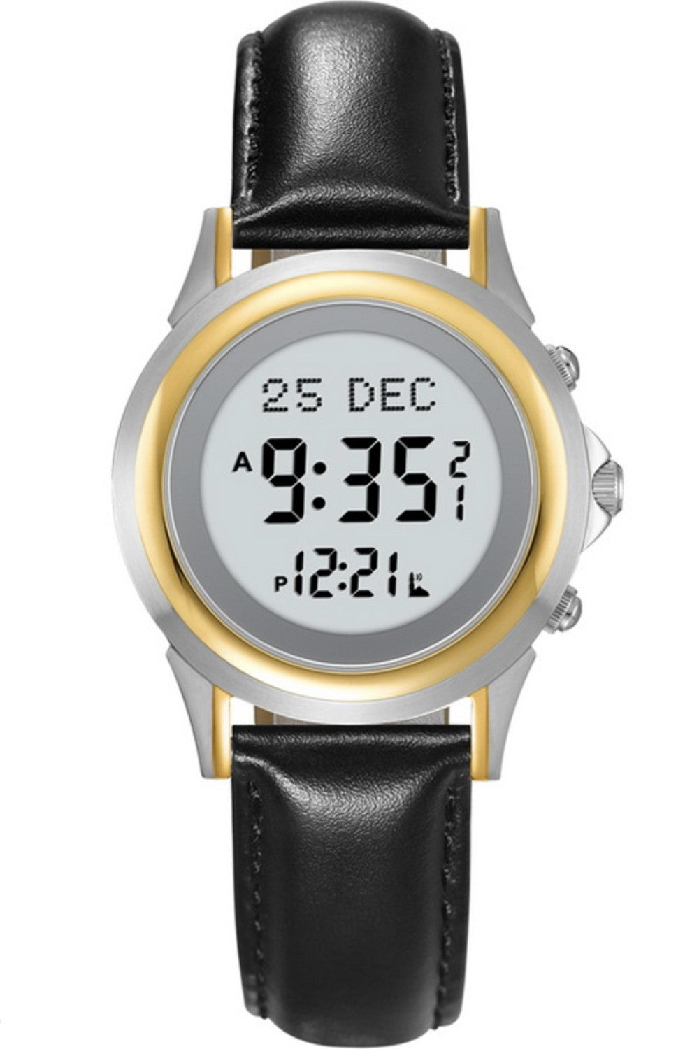 Montre de Luxe originale AL-HARAMEEN HA-6382 Montre Digitale horaires Azan, Montre azan numérique