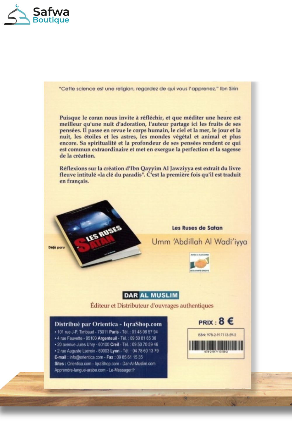 Réflexions sur la création de ibn qayim al-jawziyya - Éditions Dar Al Muslim