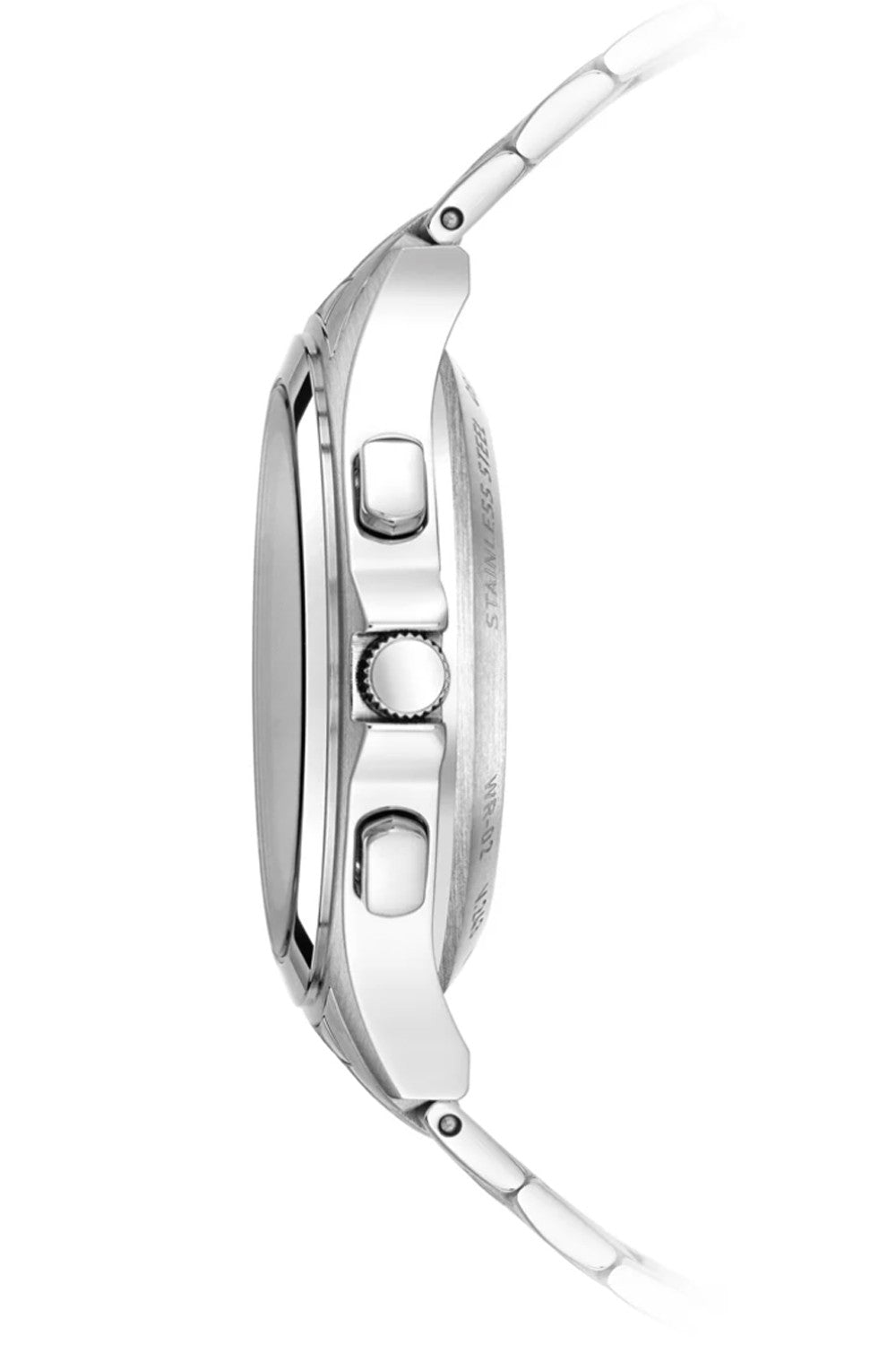 Montre numérique Ronde Al Fajr WR-02 Inoxydable Argent (Rappel des Prières, Qibla, Calendriers...)