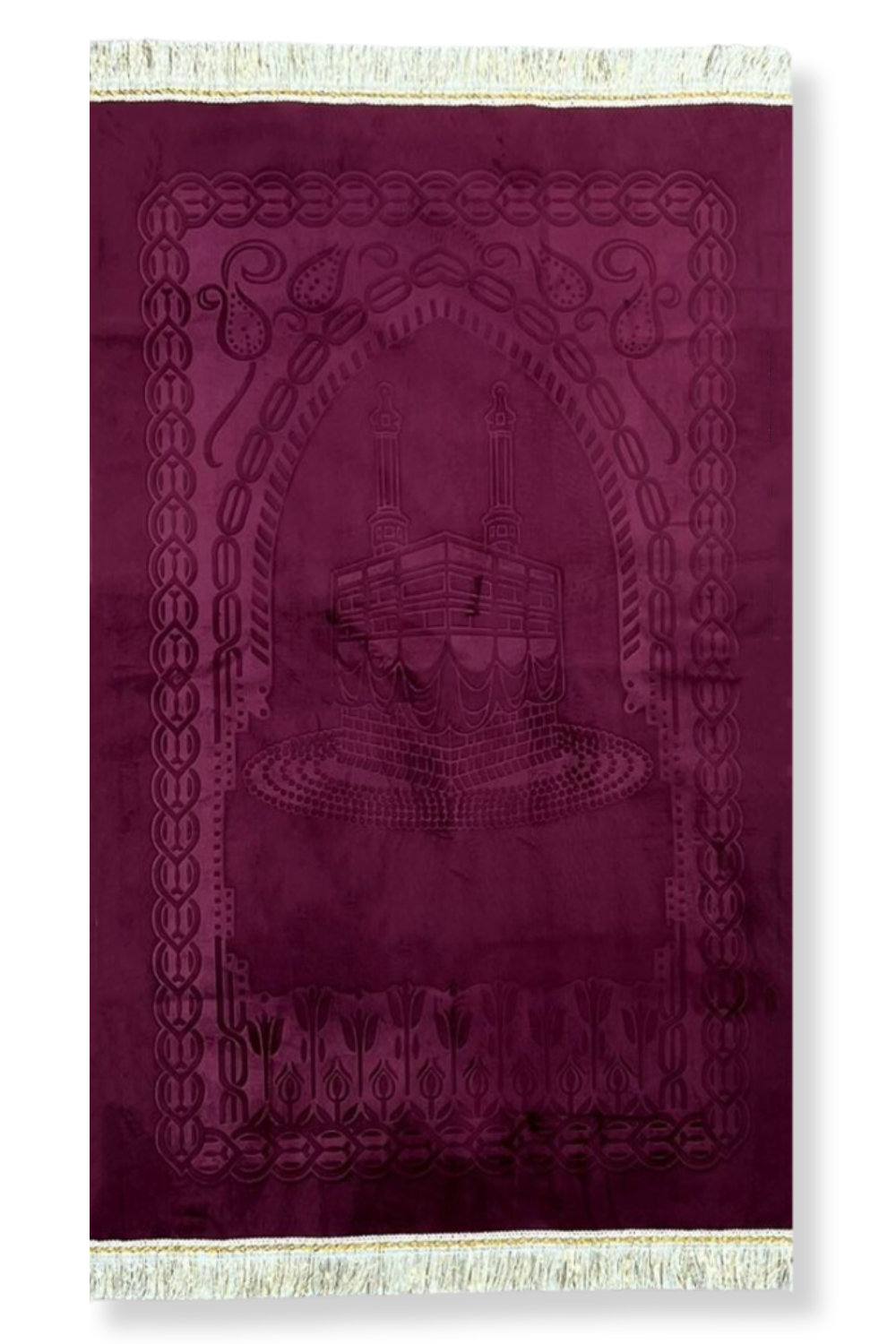 Coffret Cadeau Musulman – Tapis de Prière Velours & Chapelet (Tasbih) Élégant