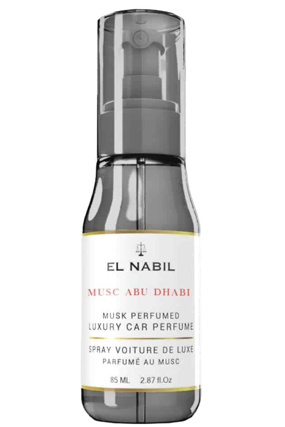 Spray voiture de luxe Musc Abu Dhabi 85ml - El Nabil