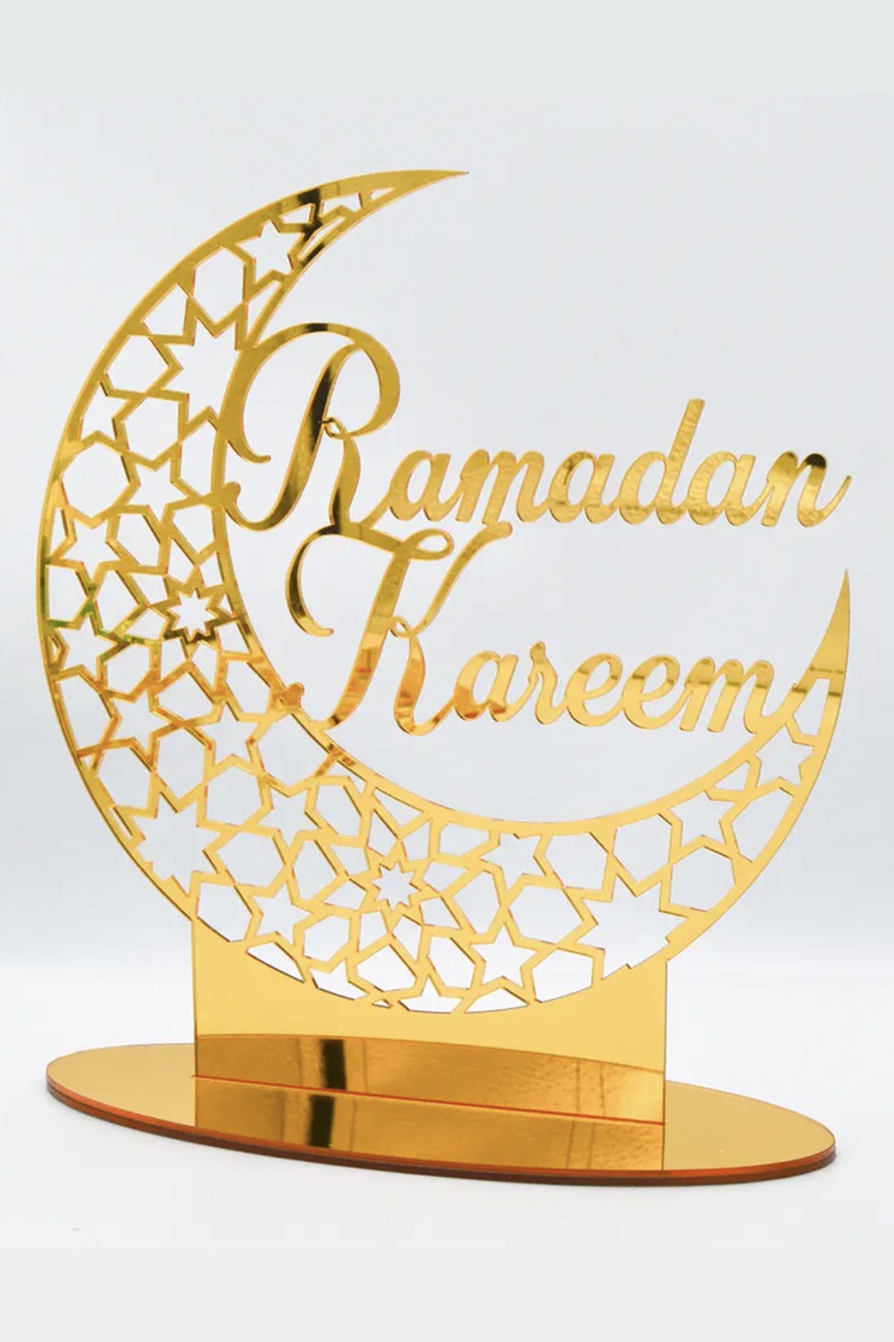 Décoration de table en acrylique - Ramadan Kareem 2025, motif islamique