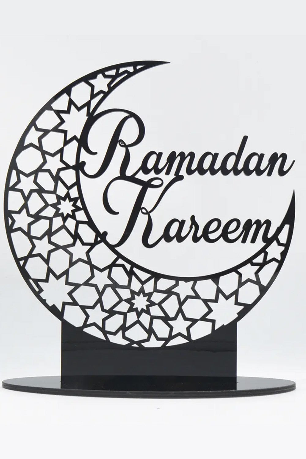 Décoration de table en acrylique - Ramadan Kareem 2025, motif islamique