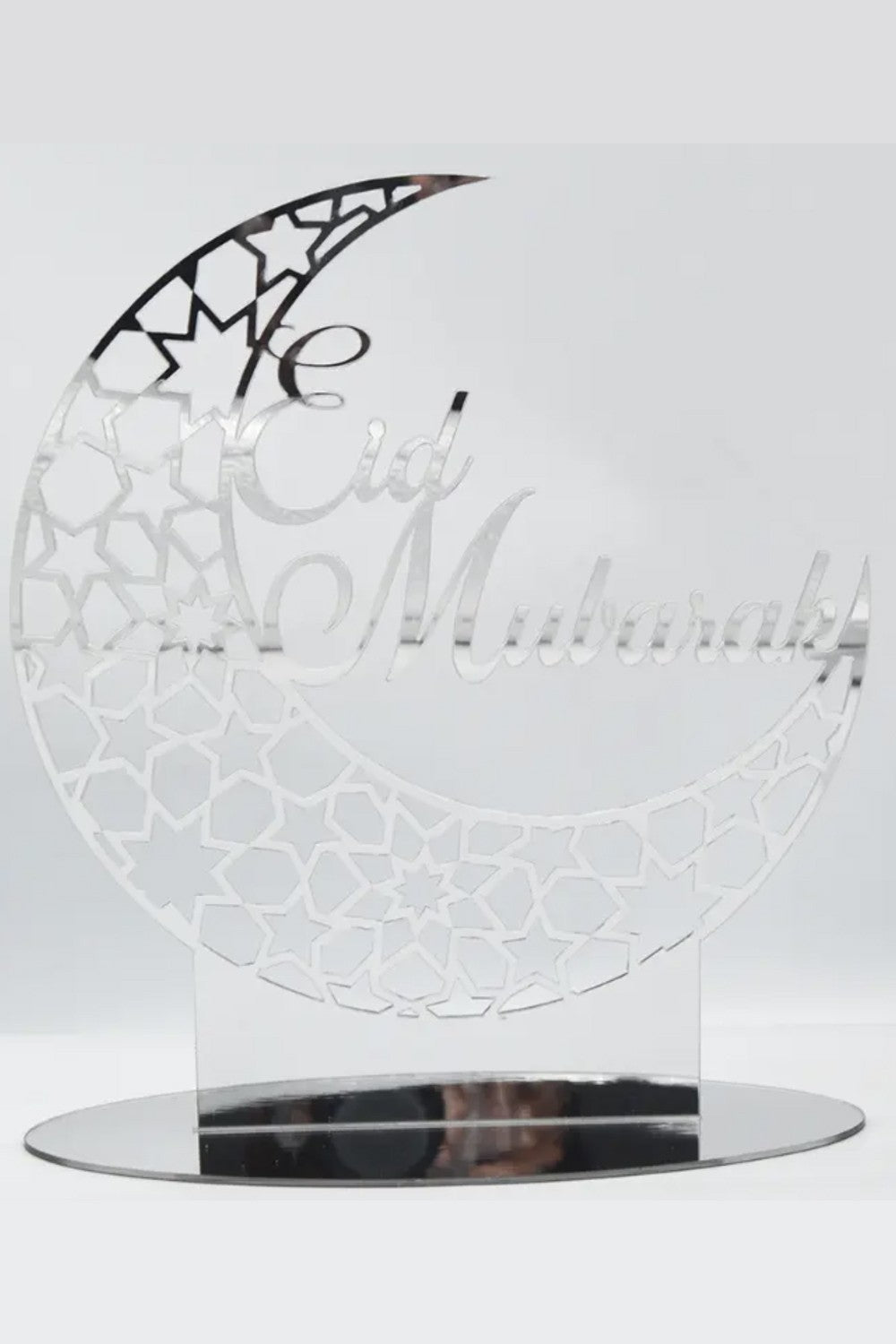 Décoration de table islamique en acrylique - Eid Mubarak 2025