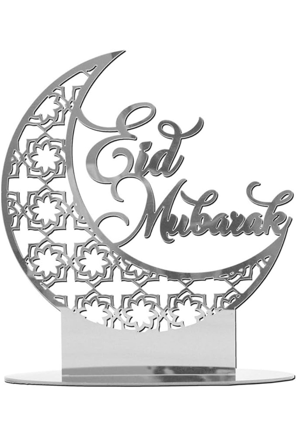 Décoration de table islamique en acrylique - Eid Mubarak 2025