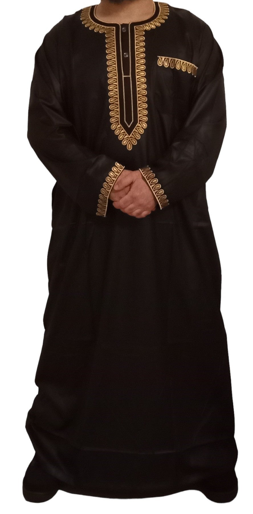 Qamis Sultan Classique Brodé – Manches Longues | Sultan