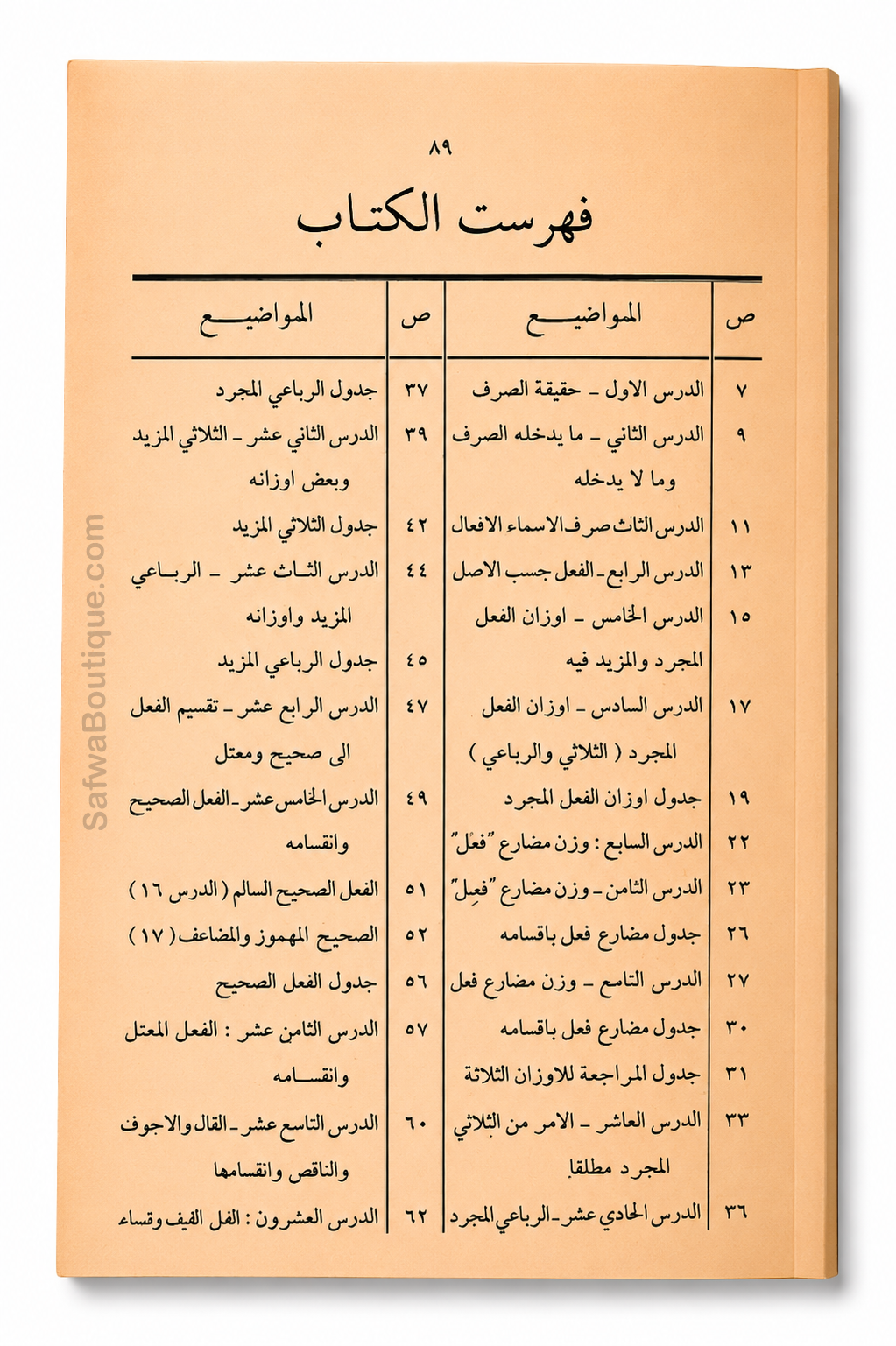 Al-Mabādiʾ aṣ-Ṣarfiyyah lil-Madāris al-Ibtidāʾiyyah (2 Volumes) | ElHadj Saad Oumar Toure | المبادئ الصرفية للمدارس الابتدائية - سعد بن عمر توري
