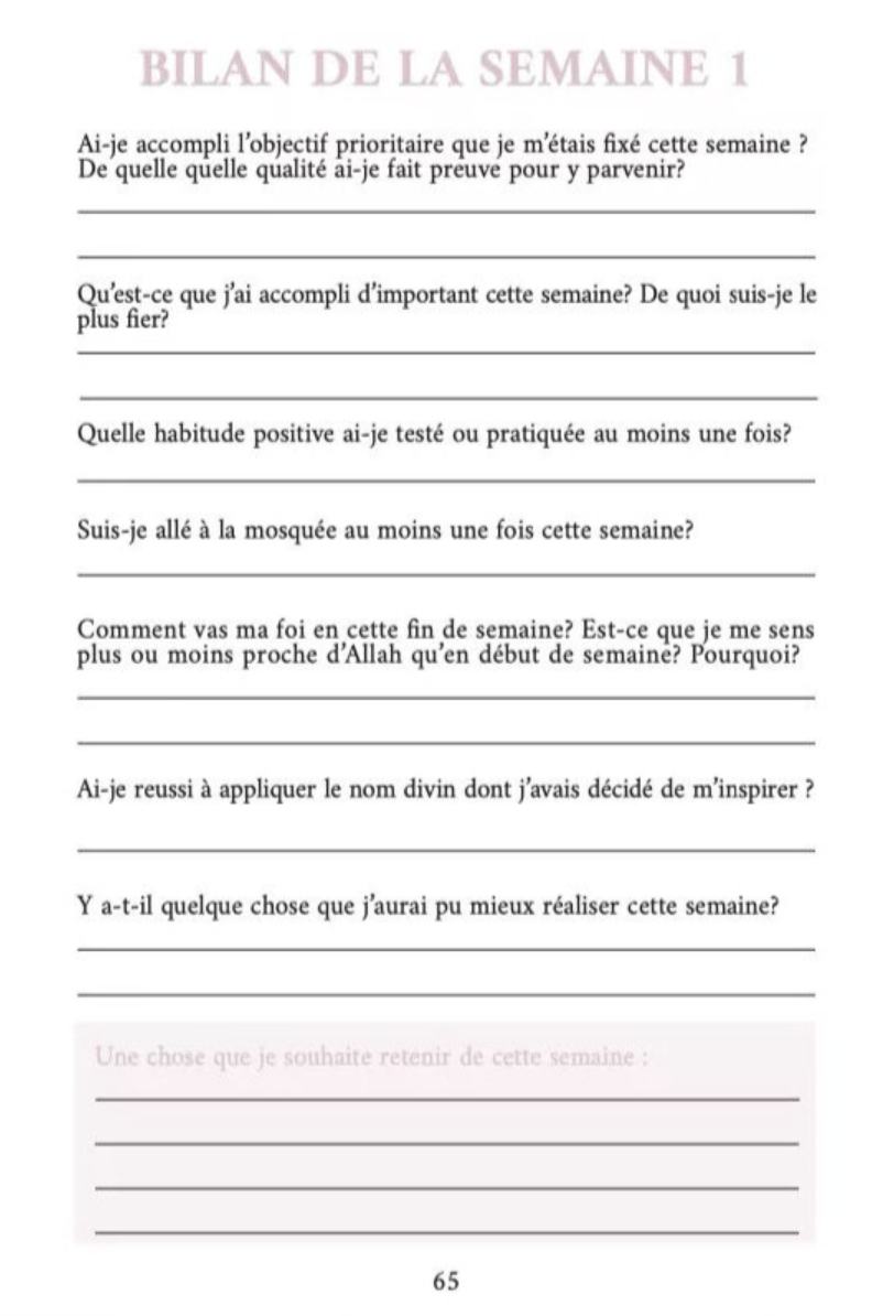 Planner religieux annuel - Éditions AL IMAM