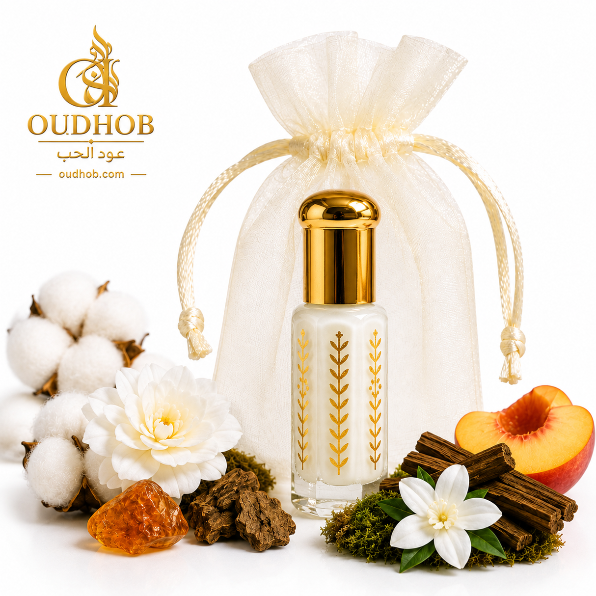 Musc Tahara Klassisk – Intim Hvit Musk Uten Alkohol 3 ml – OudHob | عود الحب