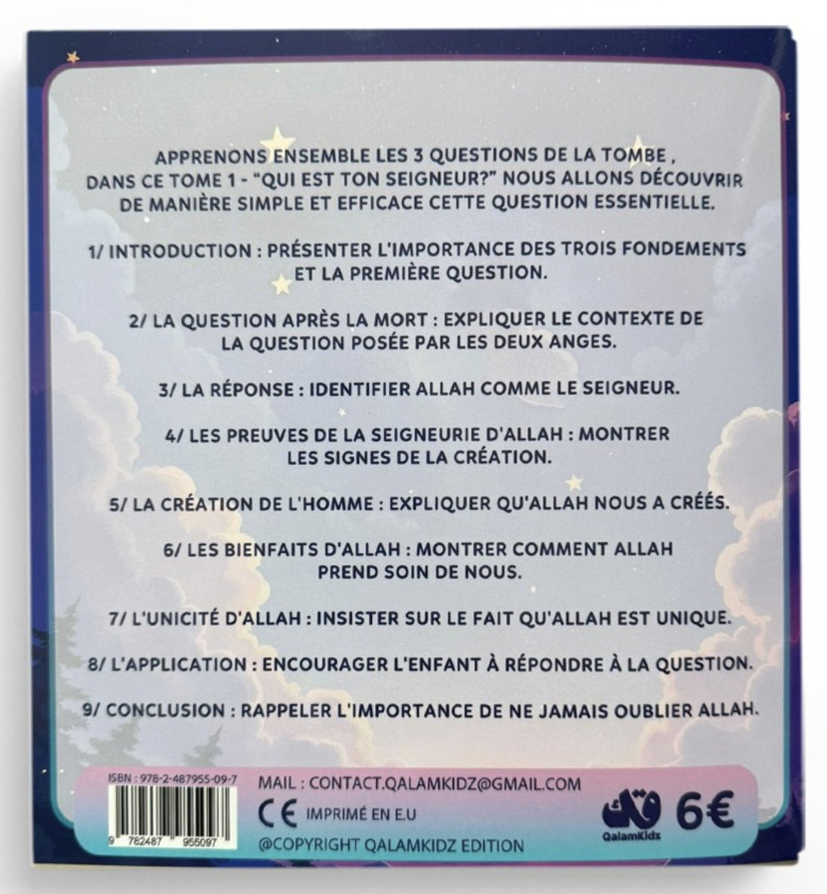 Les 3 questions - Tome 1 : Qui est ton Seigneur ? - Edition QalamKidz