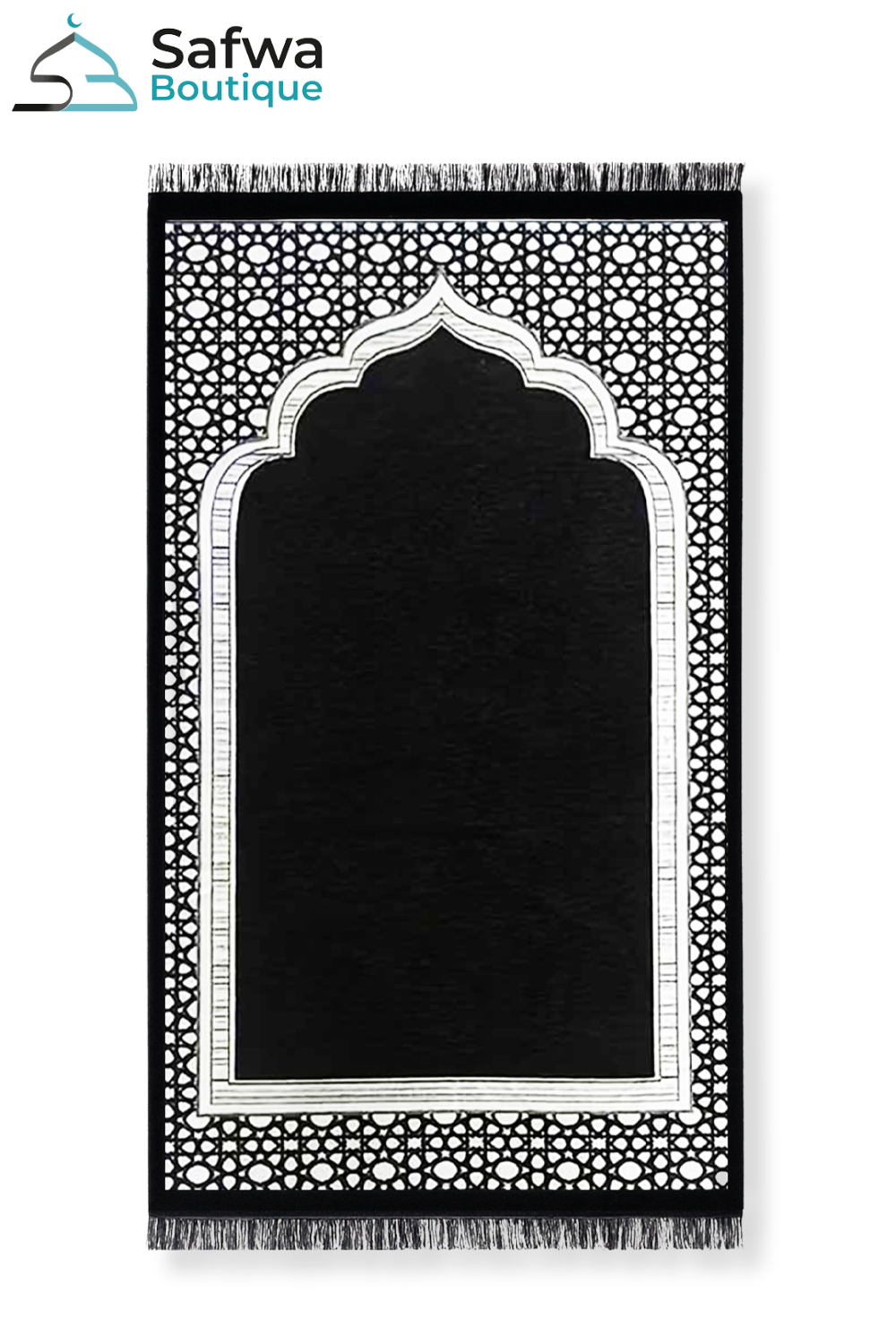 Coffret Cadeau Transparent Élégant – Tapis de Prière & Chapelet (Tasbih) | Muslim Box