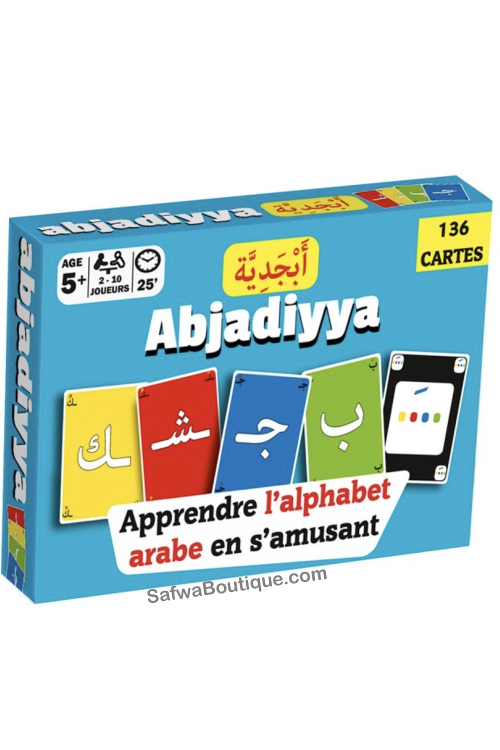 Jeu de cartes « Abjadiyya » - Apprendre l'alphabet arabe en s'amusant