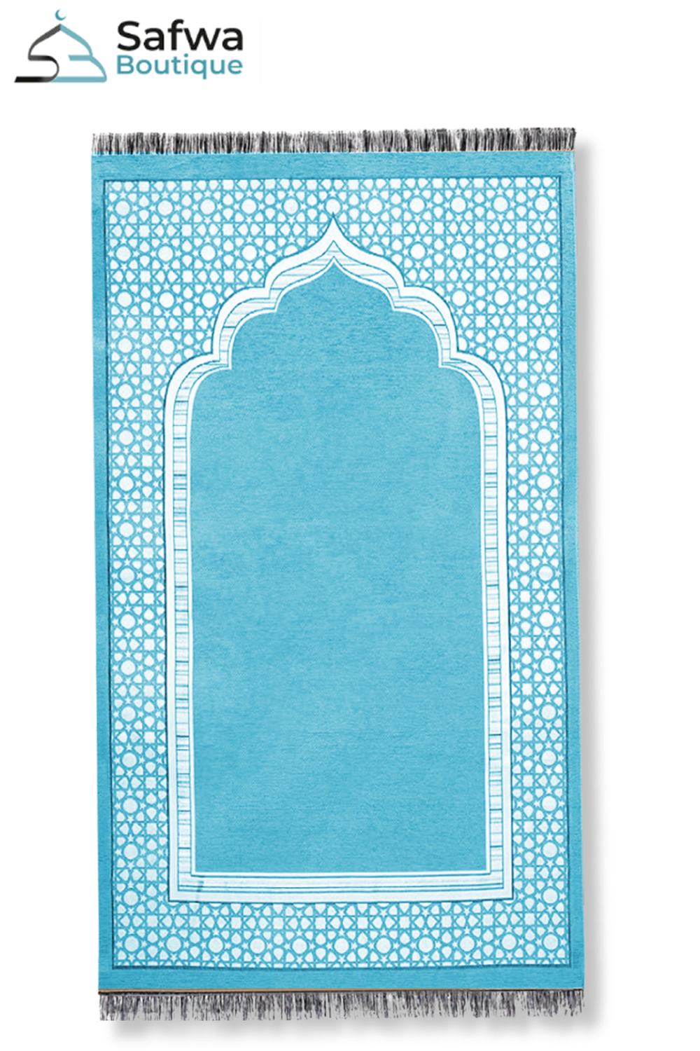 Coffret Cadeau Transparent Élégant – Tapis de Prière & Chapelet (Tasbih) | Muslim Box