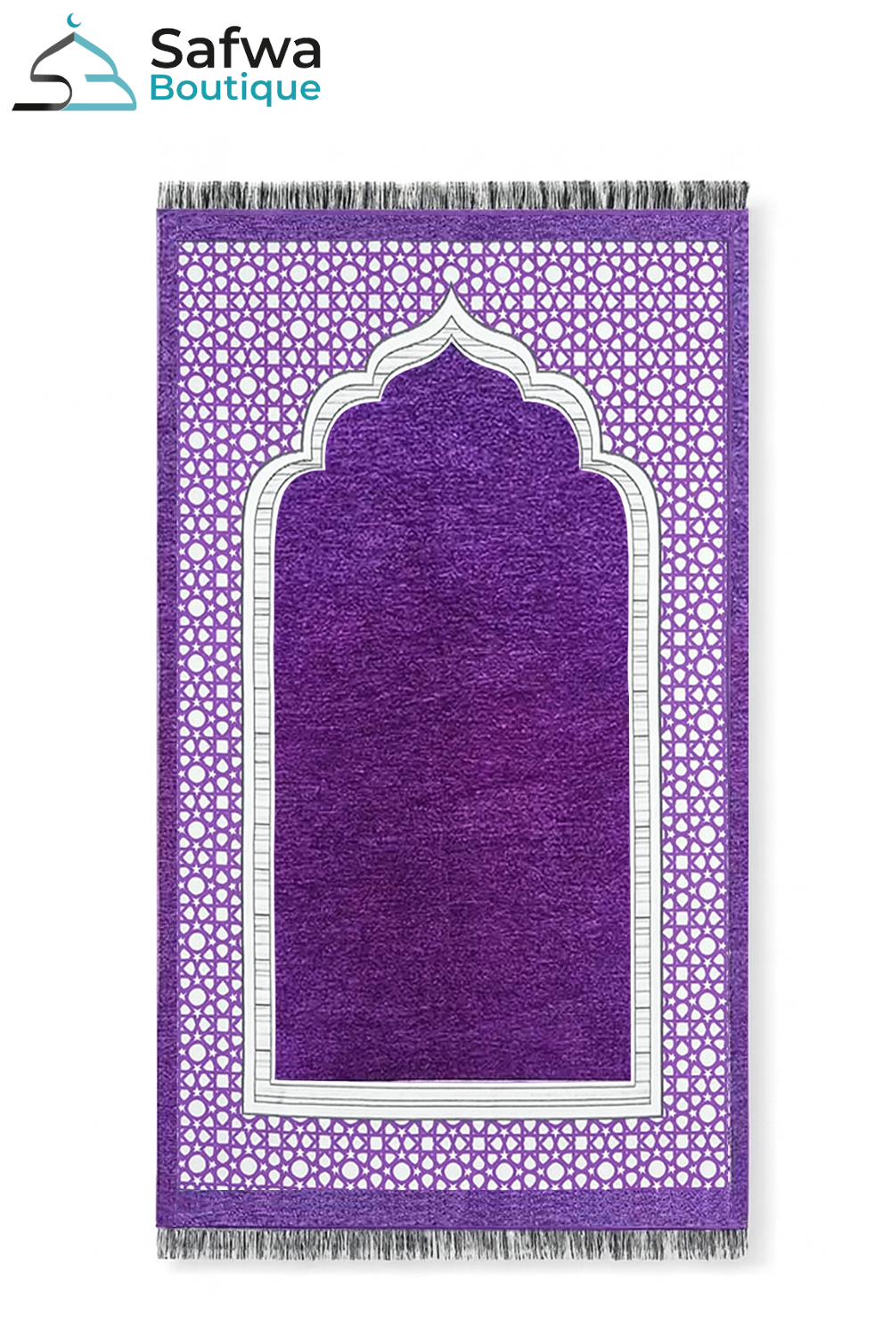 Coffret Cadeau Transparent Élégant – Tapis de Prière & Chapelet (Tasbih) | Muslim Box