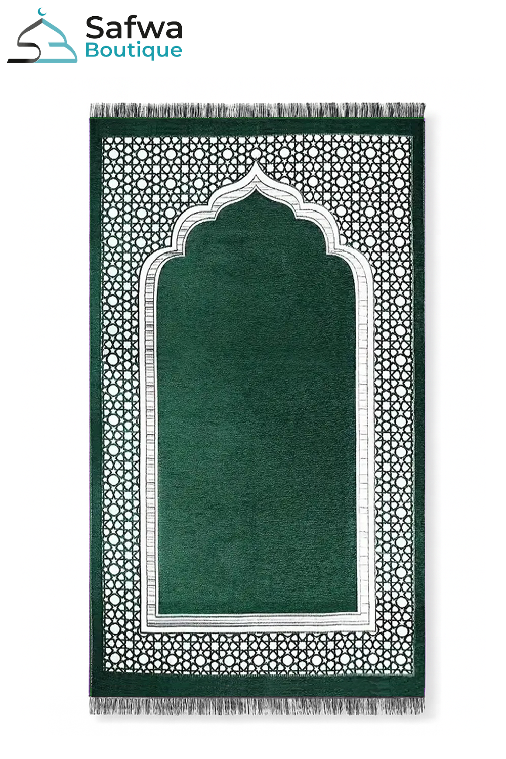 Coffret Cadeau Transparent Élégant – Tapis de Prière & Chapelet (Tasbih) | Muslim Box