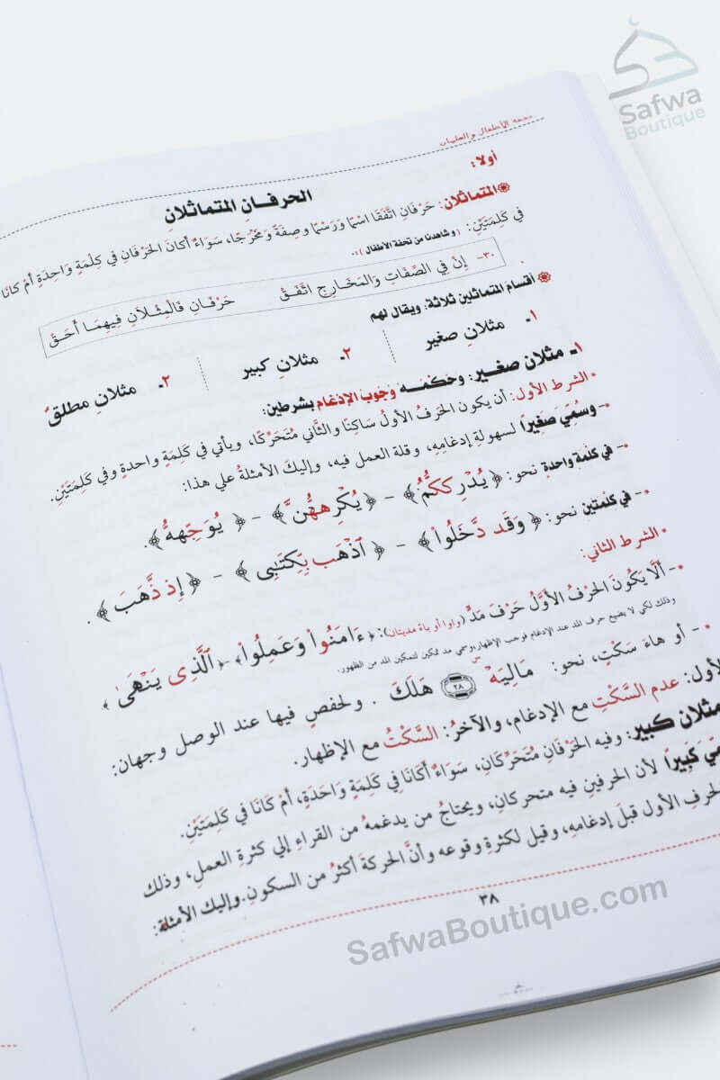 Explication de Tuhfat Al-Atfal – Les règles du Tajwid pour enfants شرح تحفة الأطفال والغلمان في أحكام ترتيل القرآن