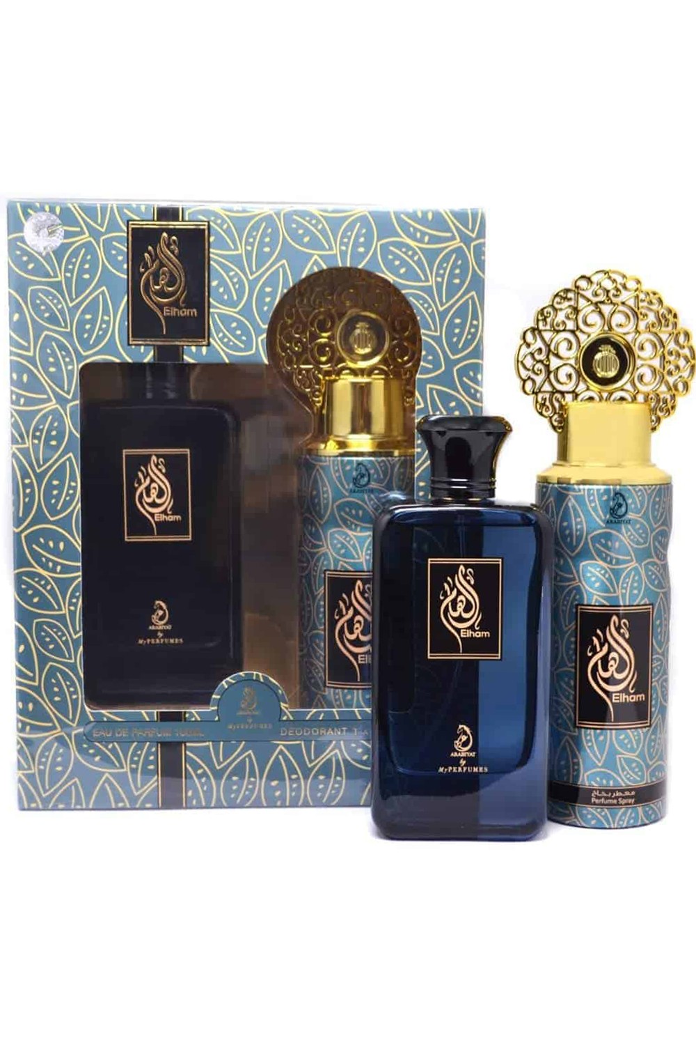 Coffret Parfum d’Orient ELHAM – eau de parfum 100ml & Déodorant 200ml - My Perfumes Dubaï