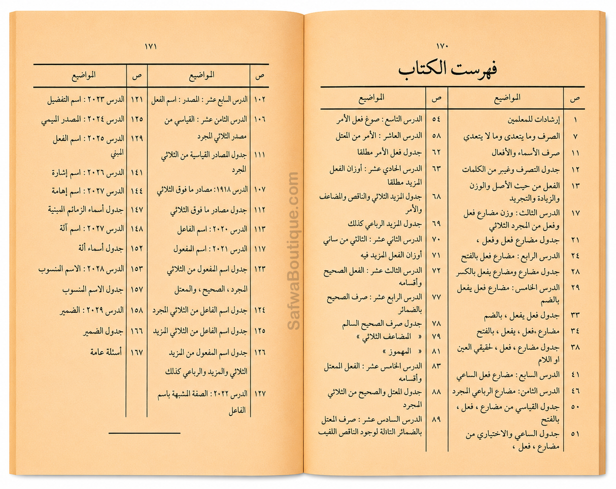Al-Mabādiʾ aṣ-Ṣarfiyyah lil-Madāris al-Ibtidāʾiyyah (2 Volumes) | ElHadj Saad Oumar Toure | المبادئ الصرفية للمدارس الابتدائية - سعد بن عمر توري