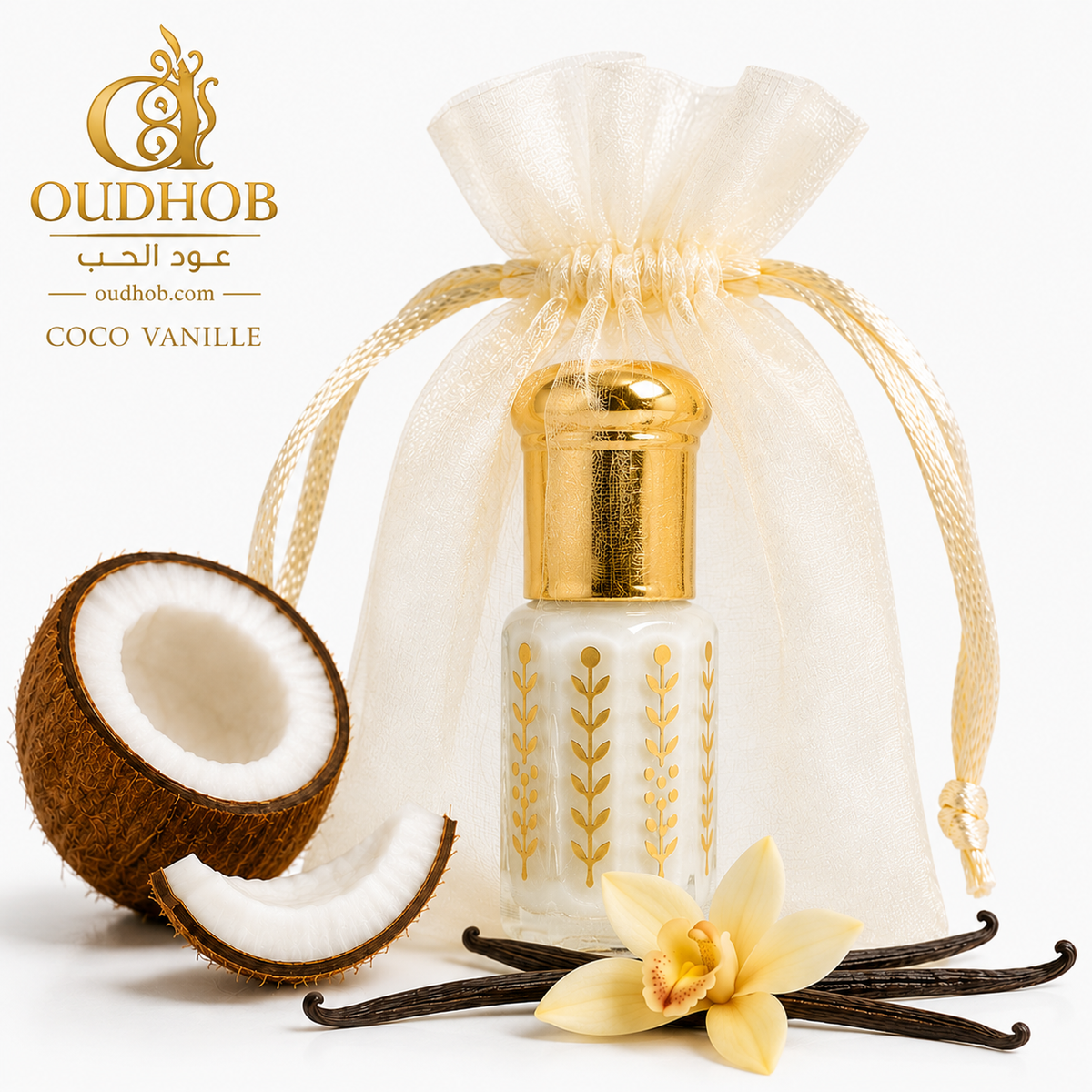 Musc Tahara Coco Vanille – Alkoholiton Intiimimyski 3 ml – OudHob | عود الحب