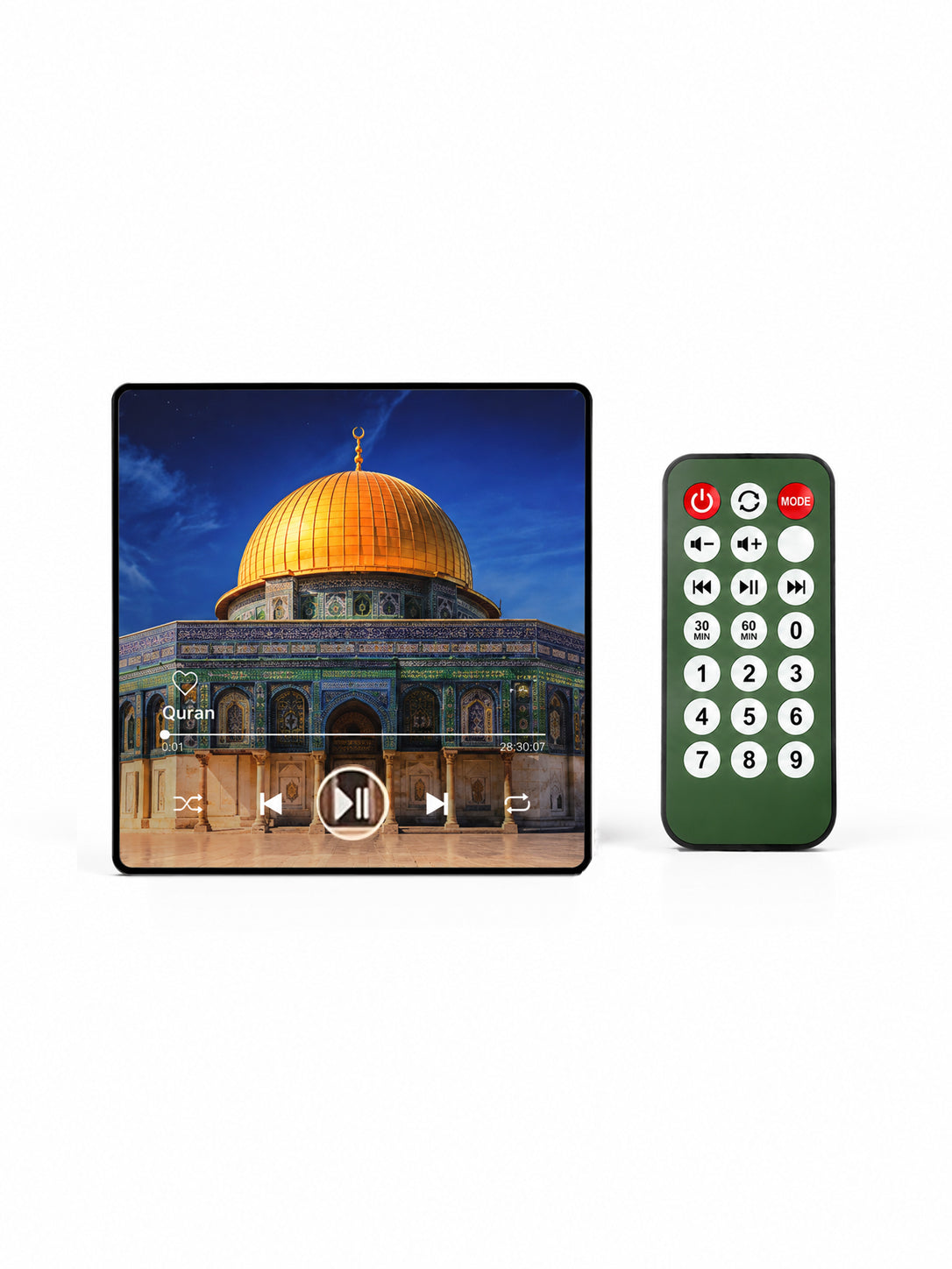 Lecteur Coranique Magnétique Tactile Bluetooth avec Télécommande