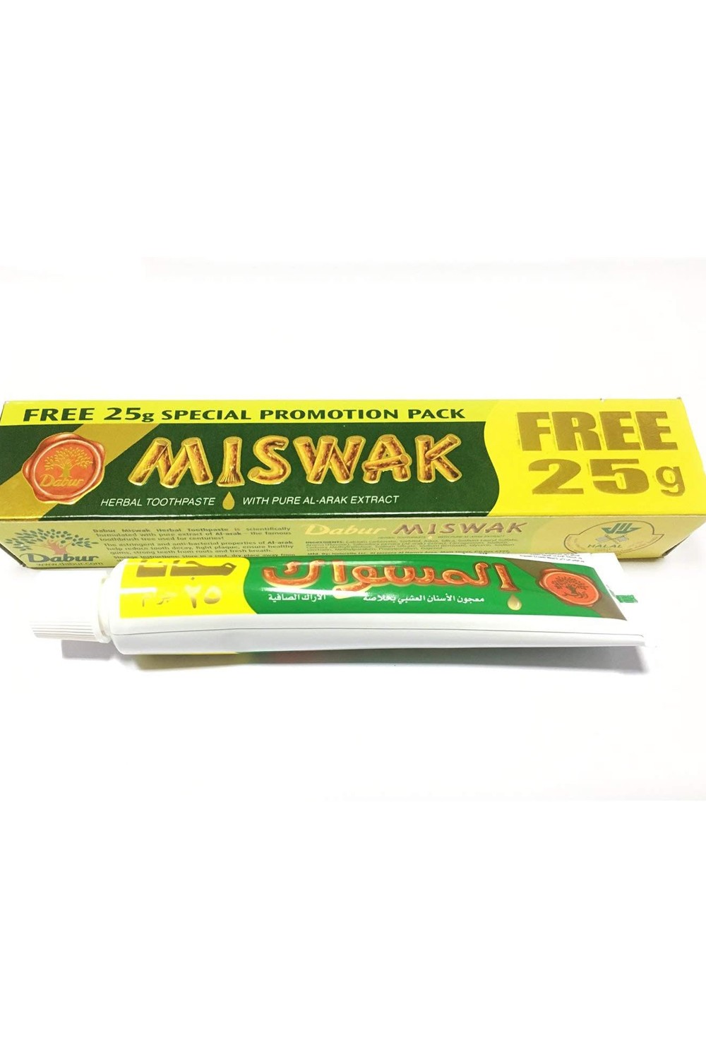 Dentifrice miswak 50+25g OFFERT - Dabur