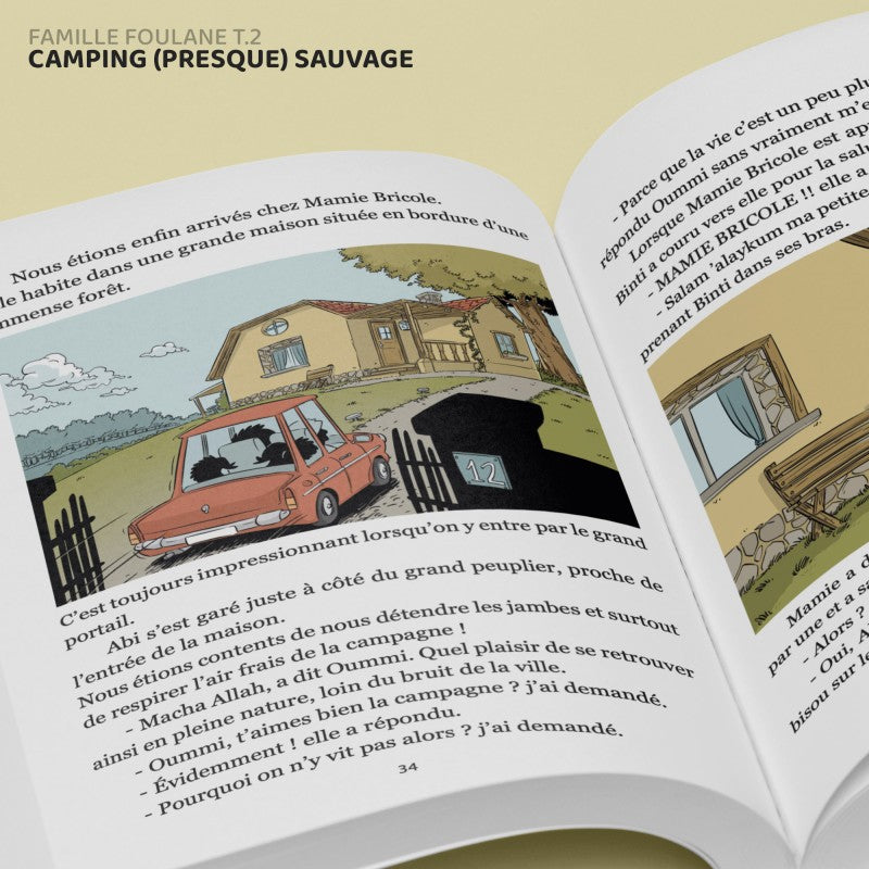 La Famille Foulane (Tome 2) : Camping (presque) sauvage