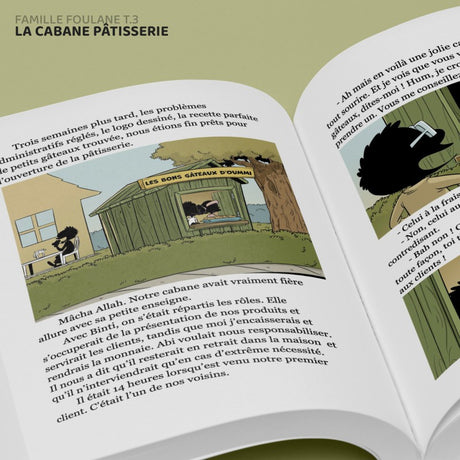 La Famille Foulane (Tome 3) : La cabane pâtisserie - Bdouin Éditions