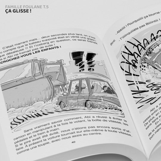 La Famille Foulane (Tome 5) : Ça Glisse ! - Bdouin Éditions