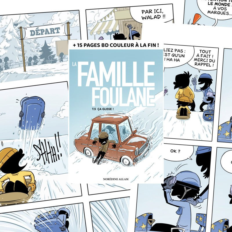 La Famille Foulane (Tome 5) : Ça Glisse ! - Bdouin Éditions