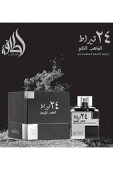 Eau de Parfum 24 Carat White Gold 100mL - Lattafa Perfumes Dubaï
